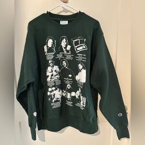 Steely Dan drummers crew sweatshirt, men’s size L